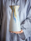 Dekorativer Krug Bloomingville Nettie Blau – Unikat aus Steinzeug