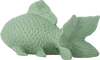 Dekorationsfigur Steingut Sukey Grün – Bloomingville Unikat Fisch