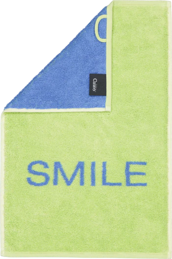 Handtuch Cawö Postcards Edition-100-02 SMILE – Weich & Saugfähig