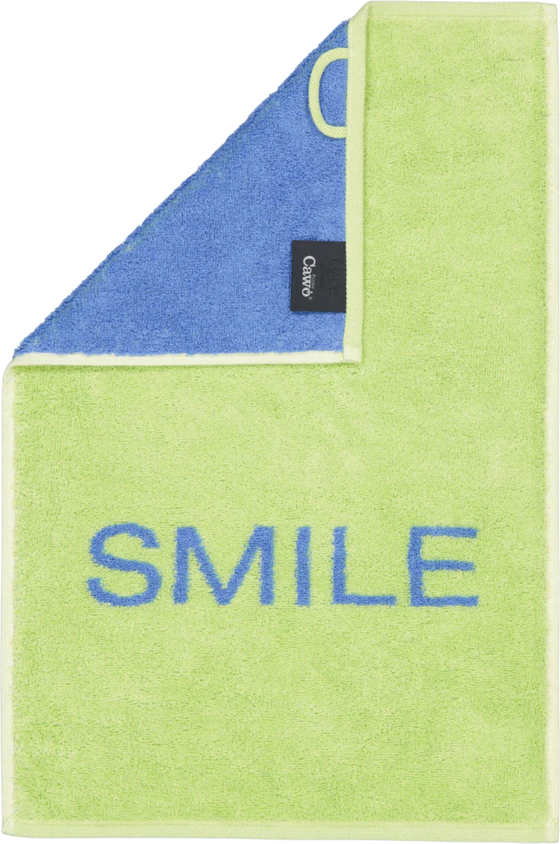 Handtuch Cawö Postcards Edition-100-02 SMILE – Weich & Saugfähig