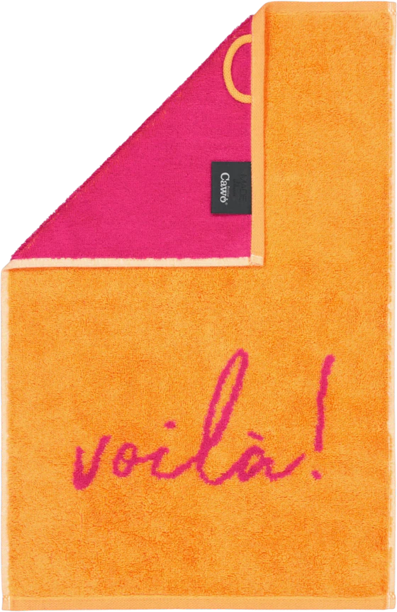 Handtuch Walkfrottier Cawö Postcards 100-06 Voilà Baumwolle