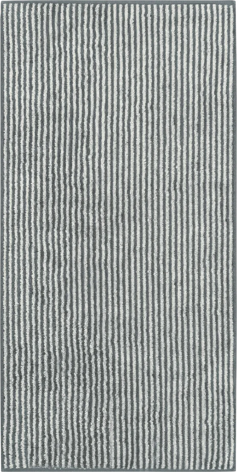 Handtuch Cawö Two-Tone 480-77 Schiefer – Beidseitig Nutzbar