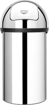Abfalleimer brabantia Push Bin 60L – Stahlblech, geruchsdicht