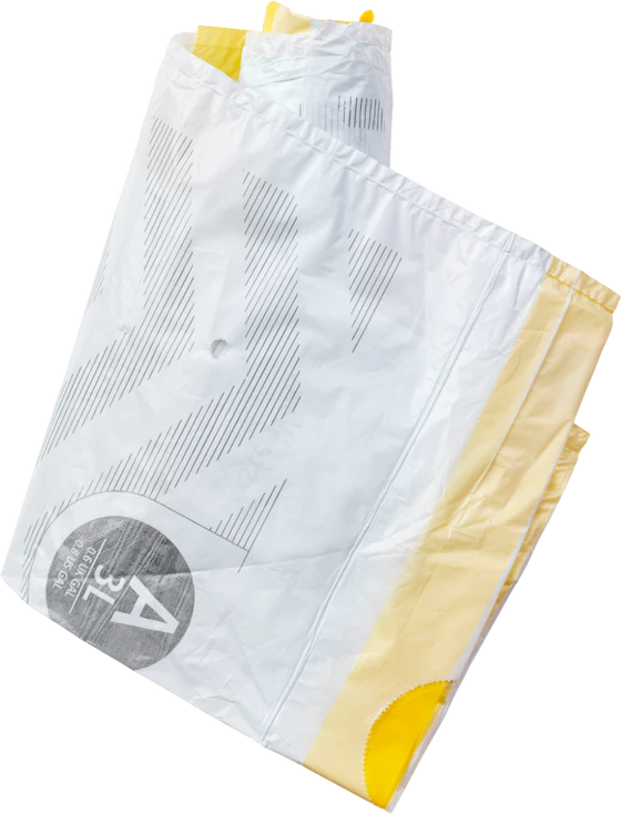 Müllbeutel für Abfallbehälter brabantia 3L A reißfest weiß