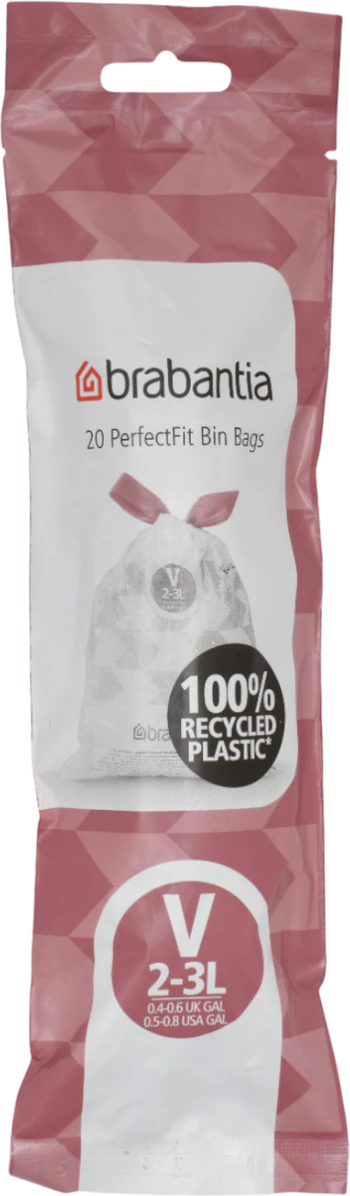 Müllbeutel brabantia PerfectFit 2-3L 20er – Reißfest & Hygienisch
