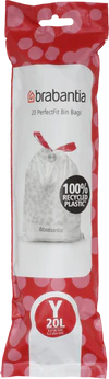 Müllbeutel 20L Weiß brabantia PerfectFit Typ Y 20 Stk Reißfest
