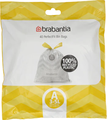 Müllbeutel 3L weiß 40 Stk brabantia PerfectFit reißfest