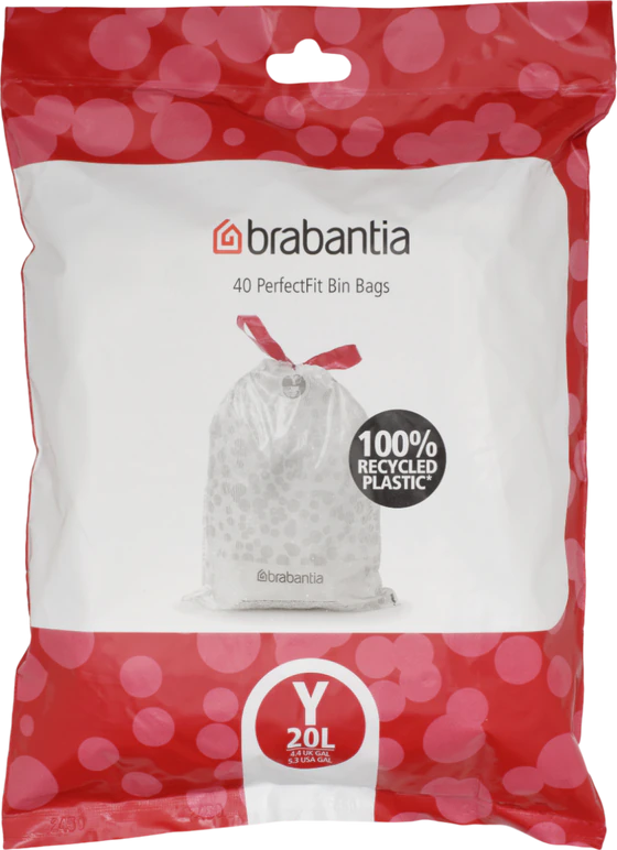 Müllbeutel mit Zugband brabantia PerfectFit 20L 40 Stk reißfest