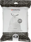 Müllbeutel mit Zugband brabantia 60L 40 Stk reißfest weiß