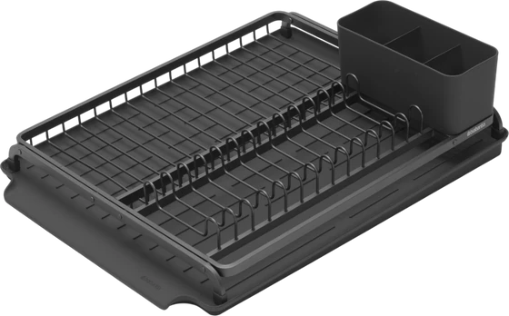 Geschirr-Abtropfgestell brabantia – Edelstahl, Abtropfschale