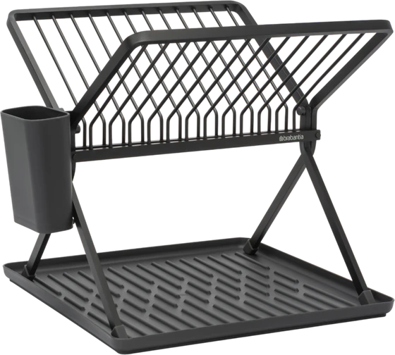 Geschirrabtropfgestell brabantia Grau – Faltbar & Platzsparend