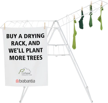 Stand-Wäschetrockner brabantia HangOn 20m – Platzsparend & Stabil