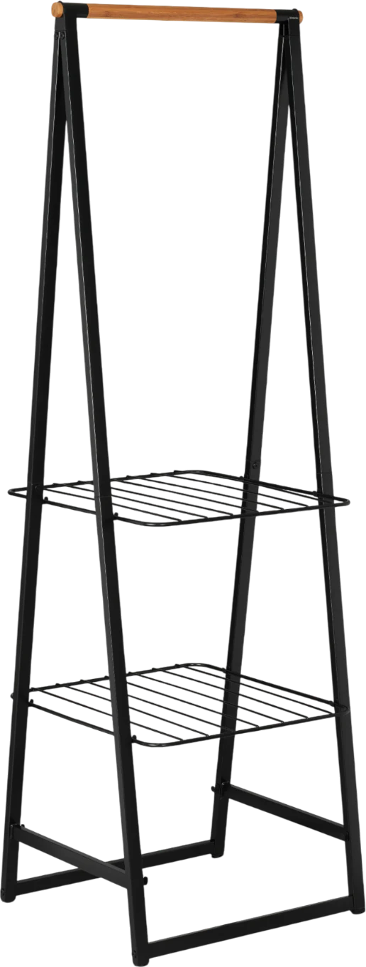 Freistehender Kleiderständer brabantia Linn – Stahl & Bambus