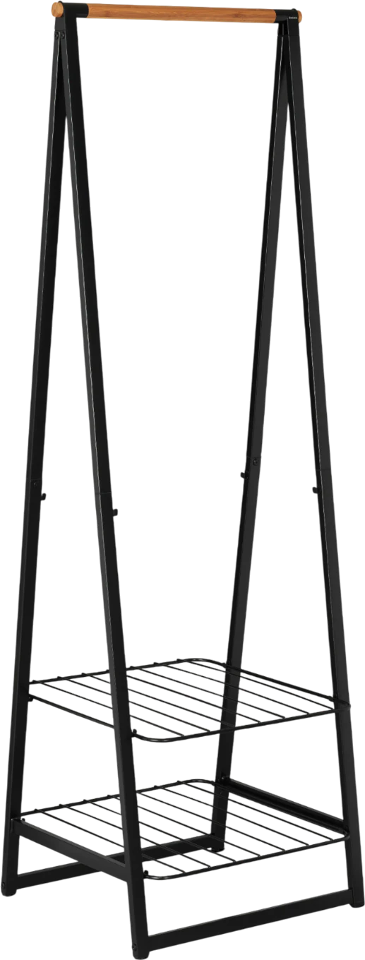 Freistehender Kleiderständer brabantia Linn – Stahl & Bambus
