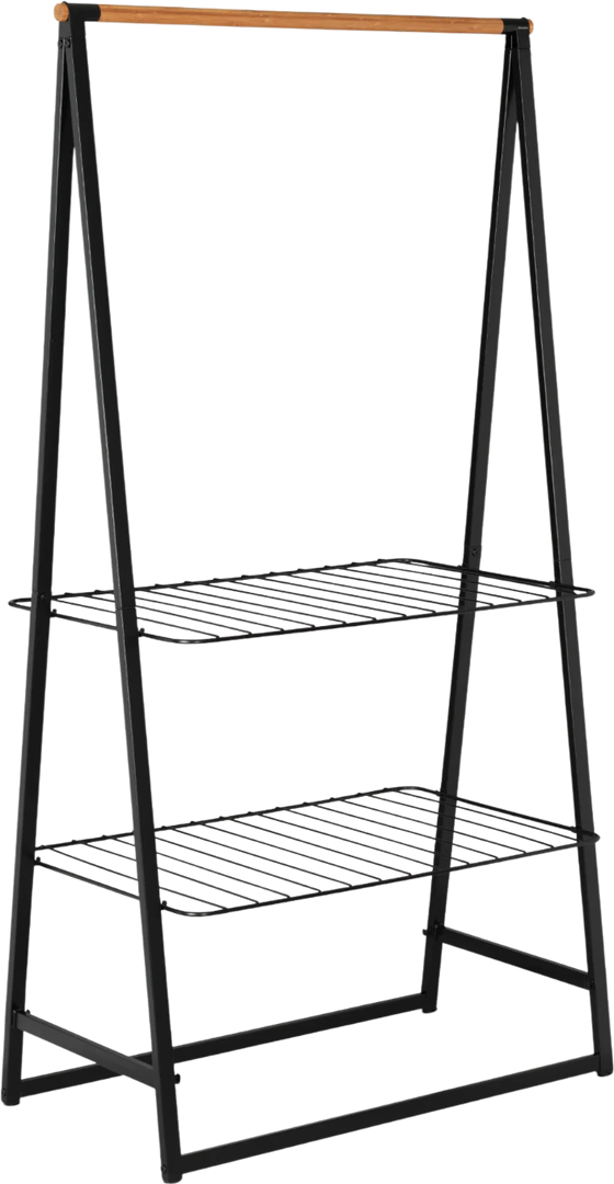 Freistehender Kleiderständer brabantia Linn – Stahl & Bambus