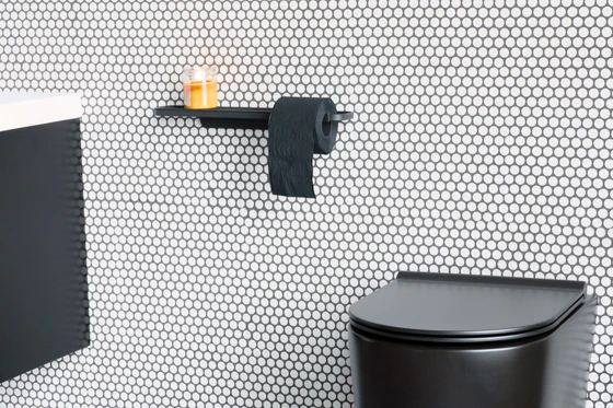 Wand-Toilettenpapierhalter mit Ablage brabantia – Korrosionsbeständig