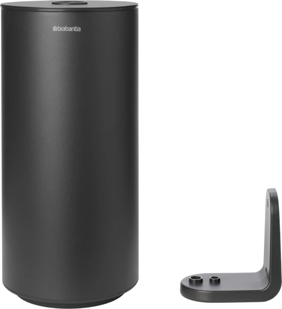 Toilettenpapierhalter Wandmontage brabantia MindSet Schwarz