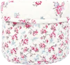 Brotkorb Stoff Greengate Elsy Weiß Floral Baumwolle