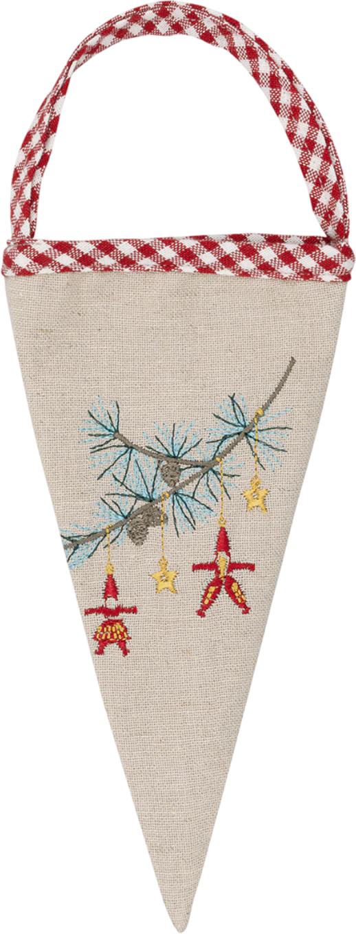 Stoffservietten-Set Greengate Juana Sand 2er – 100 % Baumwolle