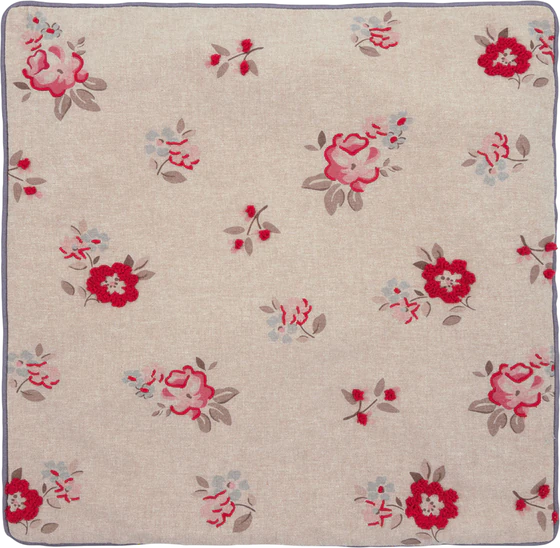 Kissenhülle Greengate Elba Sand 50x50cm Baumwolle Stickerei