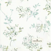 Stoffserviette Greengate Aubrey Weiß – 100% Baumwolle, Floral