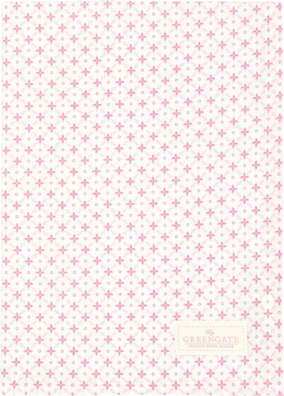 Geschirrtuch Greengate Enya pale pink – 100% Baumwolle, saugfähig