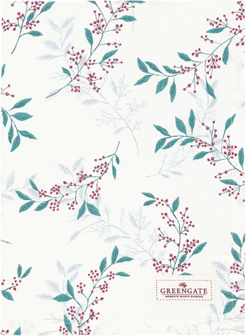 Geschirrtuch Greengate Julani Weiß – 100% Baumwolle, Saugstark