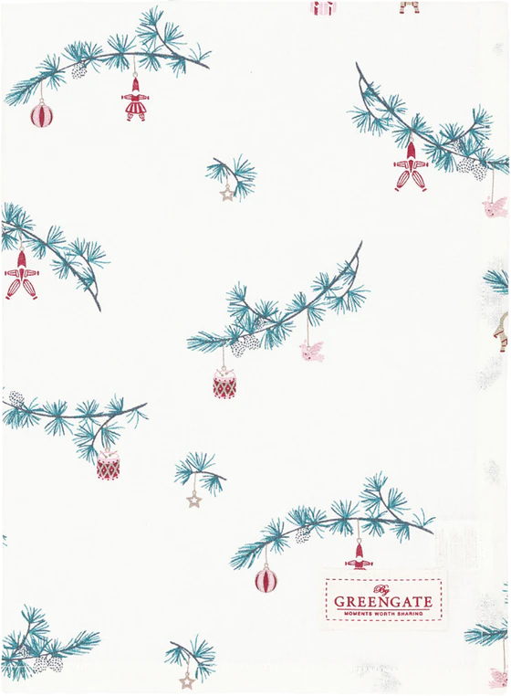 Geschirrtuch Greengate Juana Weiß – Saugfähig & Langlebig