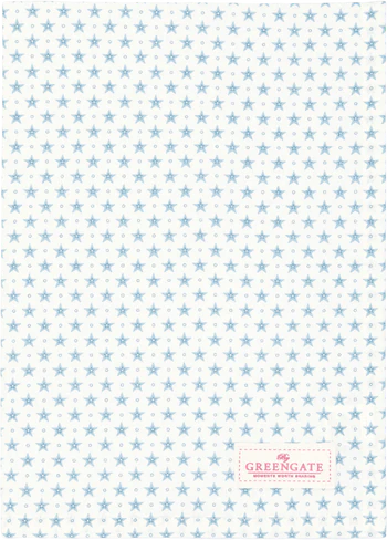 Geschirrtuch Greengate Lumi Star Blau – 100 % Baumwolle