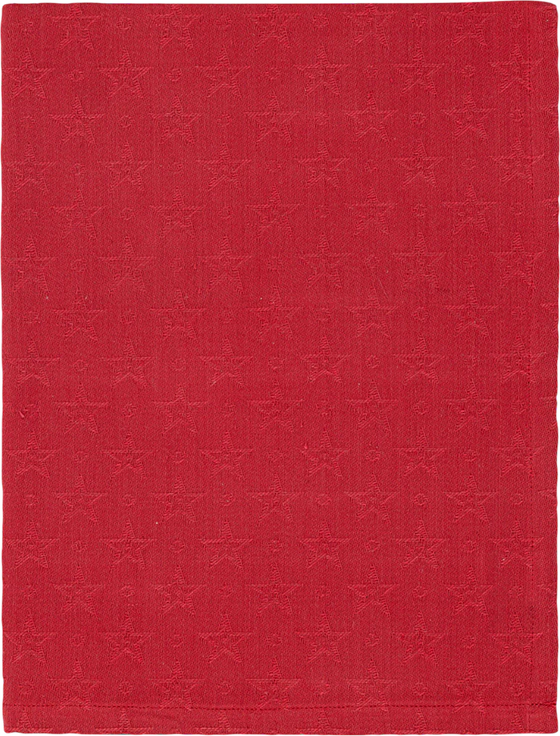 Geschirrtuch Greengate Lumi Star Rot Baumwolle Saugstark