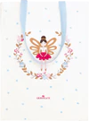 Stofftasche Greengate Cindarella Xmas – Baumwolle Weiß Umweltfreundlich