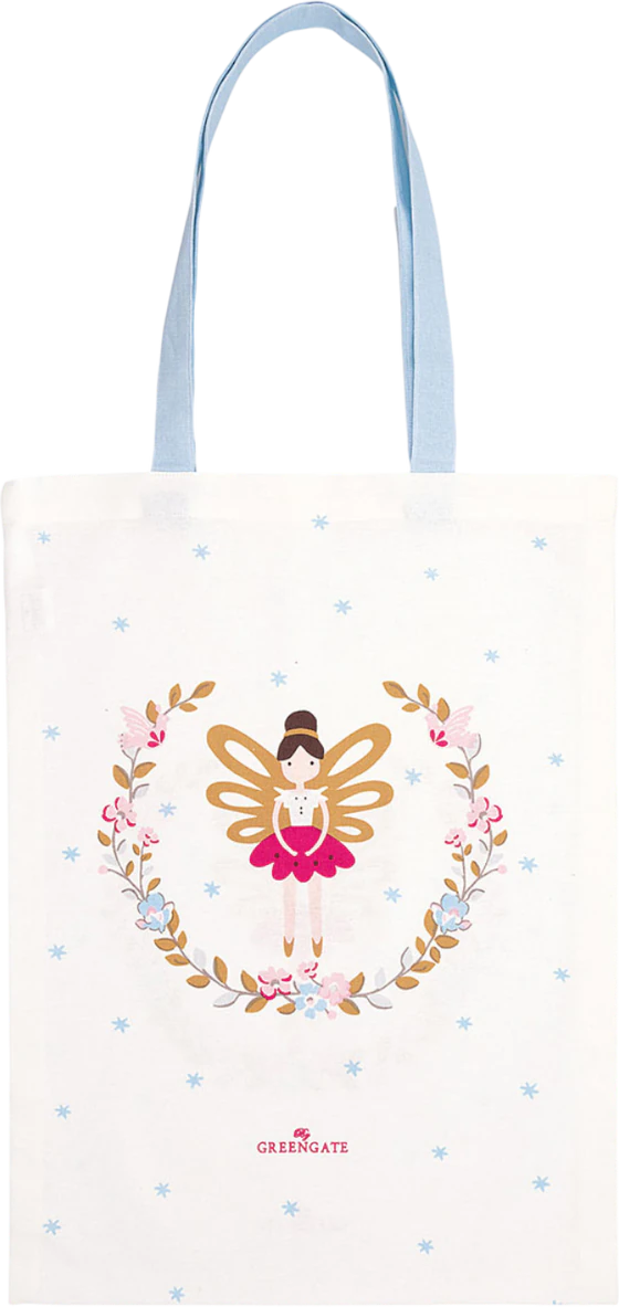 Stofftasche Greengate Cindarella Xmas – Baumwolle Weiß Umweltfreundlich