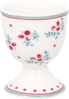 Eierbecher Greengate Belia Weiß – Florales Steinzeug Unikat