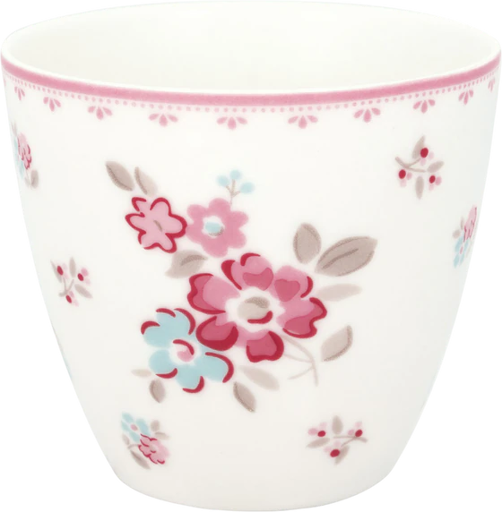 Kaffeebecher Greengate Elba Weiß – Skandinavisches Steingut