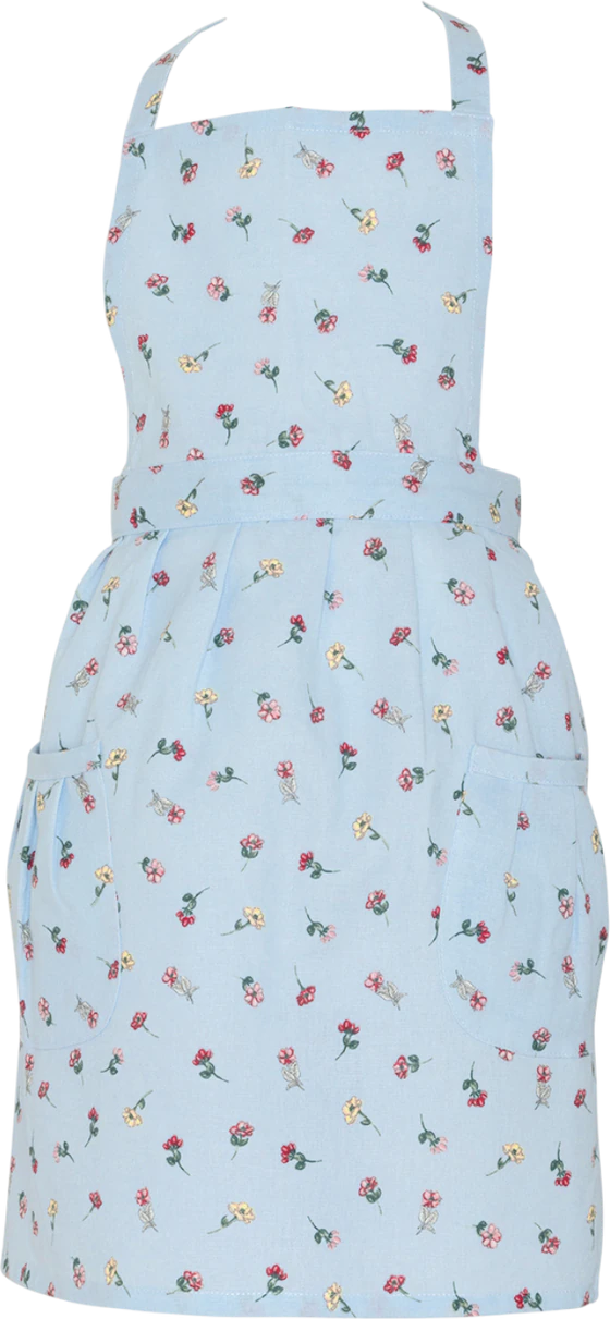 Kinderschürze Greengate Lianca Hellblau – 100% Baumwolle