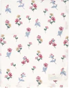 Tischdecke Greengate Portia Weiß 130x170cm Baumwolle Floral