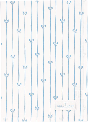 Geschirrtuch Greengate Dolobella Hellblau 100% Baumwolle