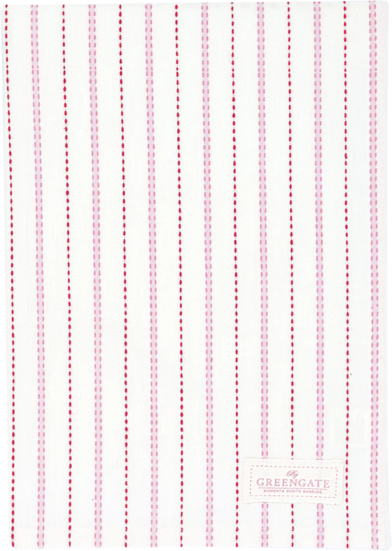 Geschirrtuch Greengate Leonine Blassrosa 100% Baumwolle