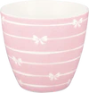 Latte-Becher Greengate Dolobella Pale Pink – Steinzeug Unikat