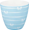 Latte-Becher Greengate Dolobella Blau – Steinzeug spülmaschinenfest - pale blue