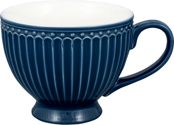 Teetasse Greengate Alice Dunkelblau – Steinzeug 300ml
