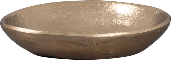 Kleine Schale Greengate Gold Small – Glänzendes Aluminium-Design