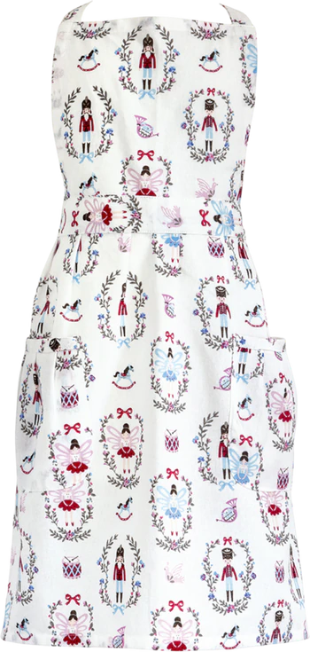 Kinderschürze Greengate Cindarella Weiß 100% Baumwolle