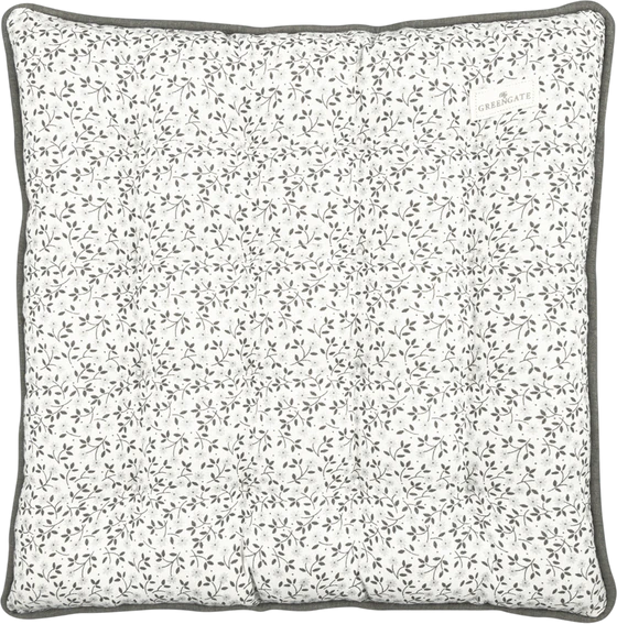 Sitzkissen Greengate Eileen grau 40x40 Baumwolle Skandi-Look