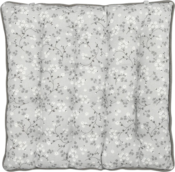 Sitzkissen Greengate Eileen grau 40x40 Baumwolle Skandi-Look