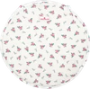 Rundes Sitzkissen Greengate Jalia Weiß Baumwolle 40cm