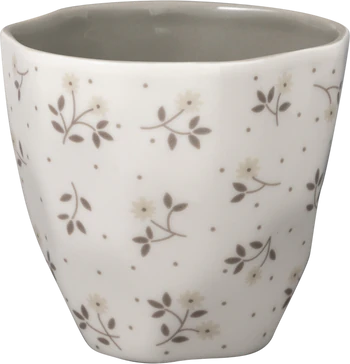 Latte-Becher Greengate Elements Eileen Weiß – Steinzeug Unikat