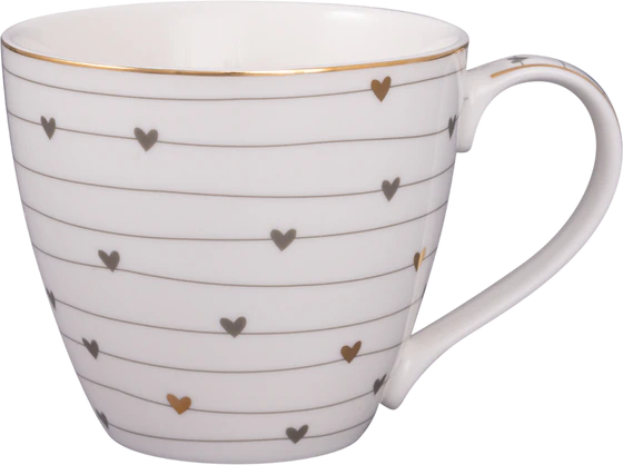 Kaffeebecher Greengate Mug Grace Grau – Skandinavisches Design