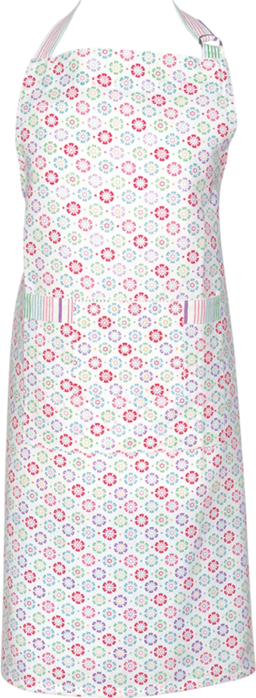 Küchenschürze Greengate Rike Weiß Baumwolle Verstellbar