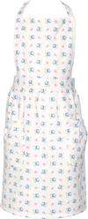 Kinderschürze Greengate Rosalia Weiß – 100% Baumwolle, floral